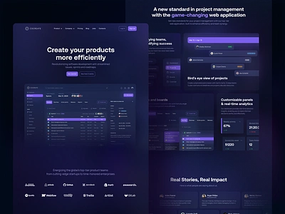 Team Management Landing Page dark mode landing ui landingpage management app management task project management task management task manager task manager landing task manager ui team team management team management landing team manager time management time manager web web design website