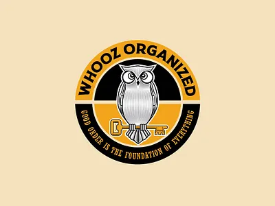 WHOOZ ORGANIZED branding graphic design logo