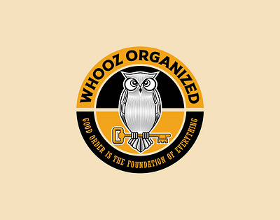 WHOOZ ORGANIZED branding graphic design logo