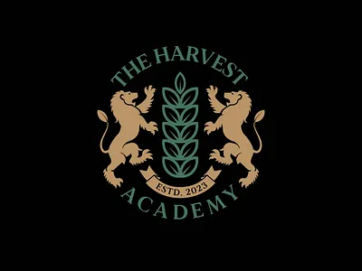 THE HARVEST ACADEMY branding graphic design logo
