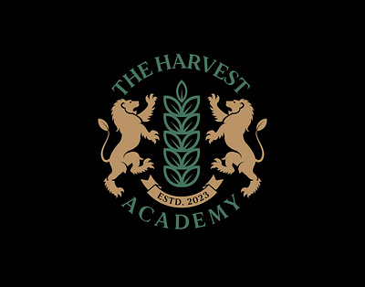 THE HARVEST ACADEMY branding graphic design logo