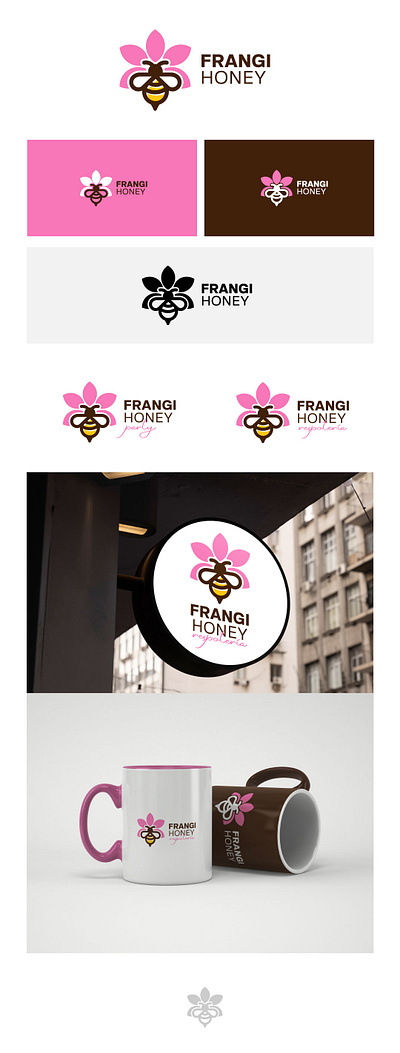Logo / Frangi Honey branding graphic design logo
