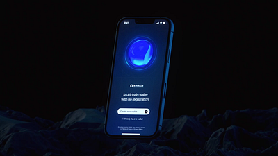 Exodus Wallet concept 3d animation motion graphics ui