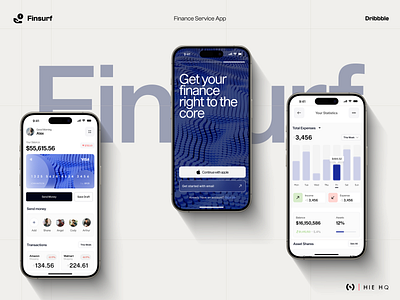 Finance Service App ai dribbble shot finance fintech inspiration interface design minimal mobile modern ui product design responsive saas simple ui splash screen tracker app ui trend