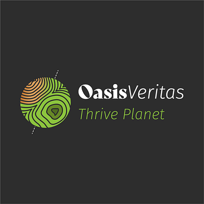 Oasis Veritas 'Thrive Planet' - NEW LOGO branding design graphic design illustration inspiration logo logos logotype oasis ui ux vector ლოგო ლოგოები