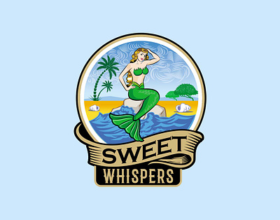 SWEET WHISPERS branding graphic design logo