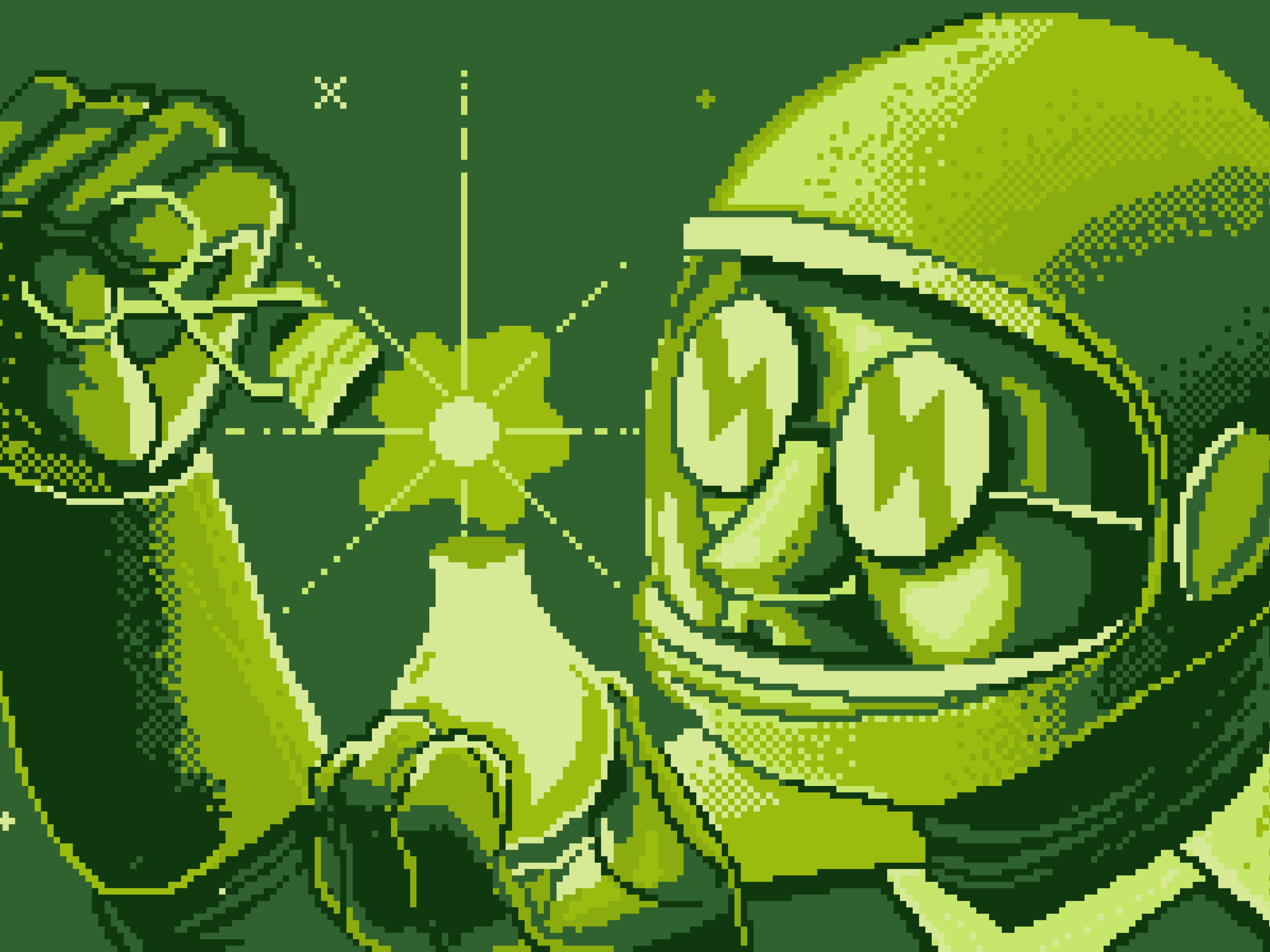 Example of 'Innovation' - Game Boy style Pixel Illustration