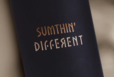 SUMTHIN' DIFFERENT branding graphic design logo