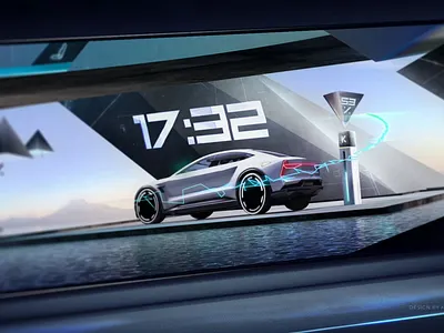 AIverse HMI concept 3d ai animation automotive car car universe cinema 4d concept dashboard design display environment hmi illustration interface metaverse motion graphics space ui vehicle