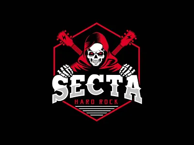 SECTA HARD ROCK branding graphic design logo