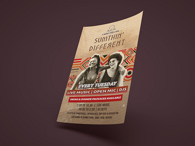 SUMTHIN'DIFFERENT FLYER bali branding flyer graphic design