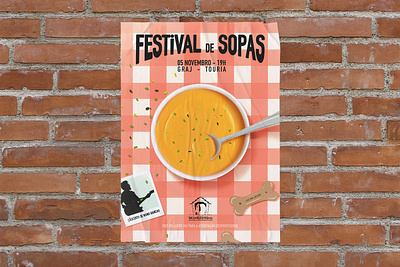 Soup Festival for Animal Shelter animal shelter artwork branding creative design festival art festival poster illustration poster design volunteer work