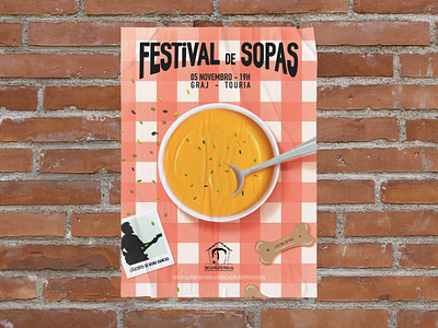 Soup Festival for Animal Shelter animal shelter artwork branding creative design festival art festival poster illustration poster design volunteer work