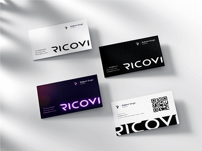 Card Design for Ricovi branding card card design minhazum stationery