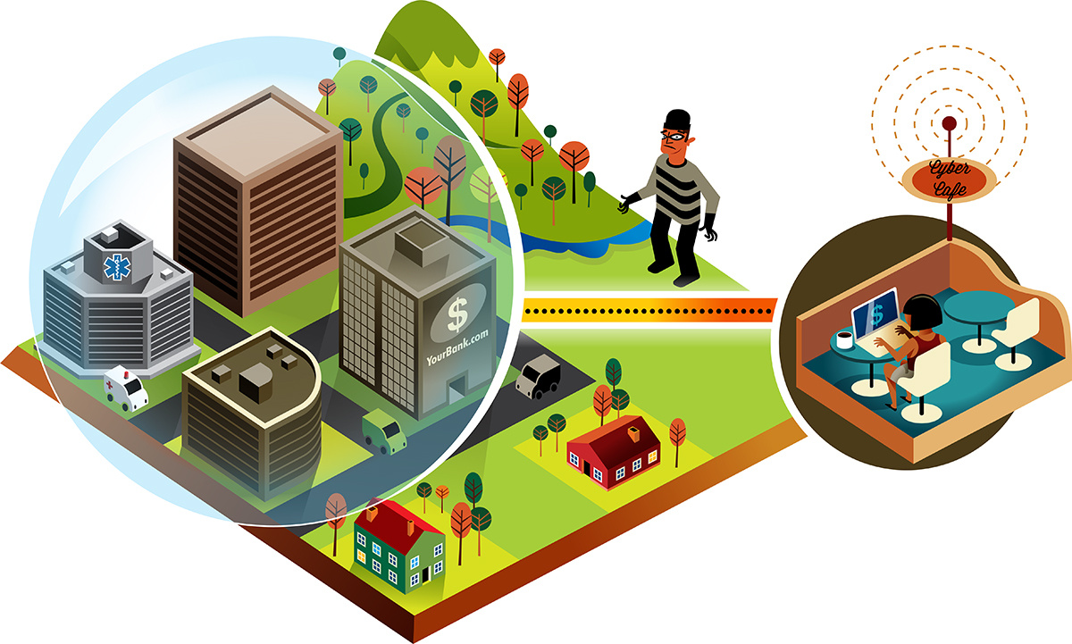 Good Dotcom Town branding design graphic design illustration vector