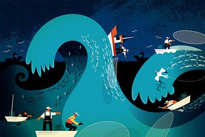 Pesca/Fishing illustration vector