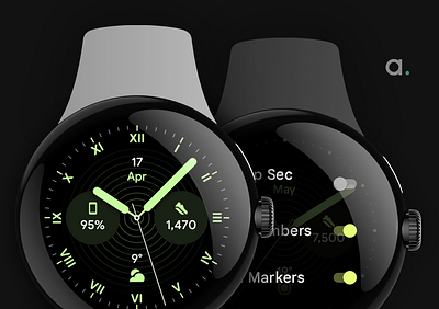 Analog PRO: WFF Update amoled watch faces amoledwatchfaces analog android wear app design pixel watch watch face format wear os wearable