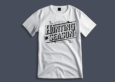 Hunting T-shirt Design branding design graphic design illustration logo logo design t shirt design typography design vector