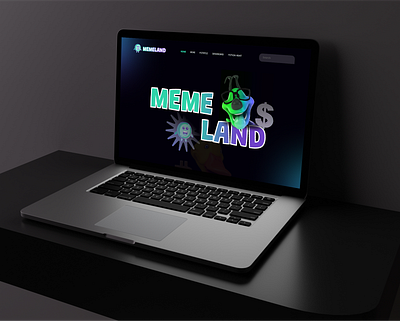 Memeland landing page crypto crypto landing page landing landing page landing page design landing page ui meme meme landing page memeland nft ui