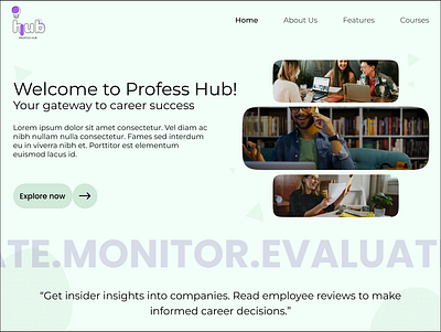 'Profess Hub' - An alternative to linkdin! branding design fi figma graphic design ui ux