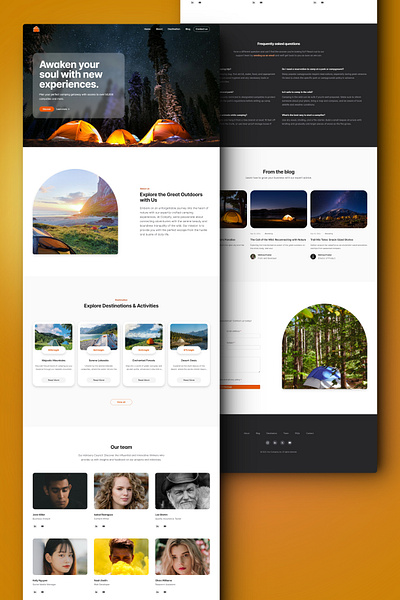 Campify - Camping HTML Landing Page Template aos bootstrap camping creative landing page css html javascript landing page minimal web page modern design ux ui