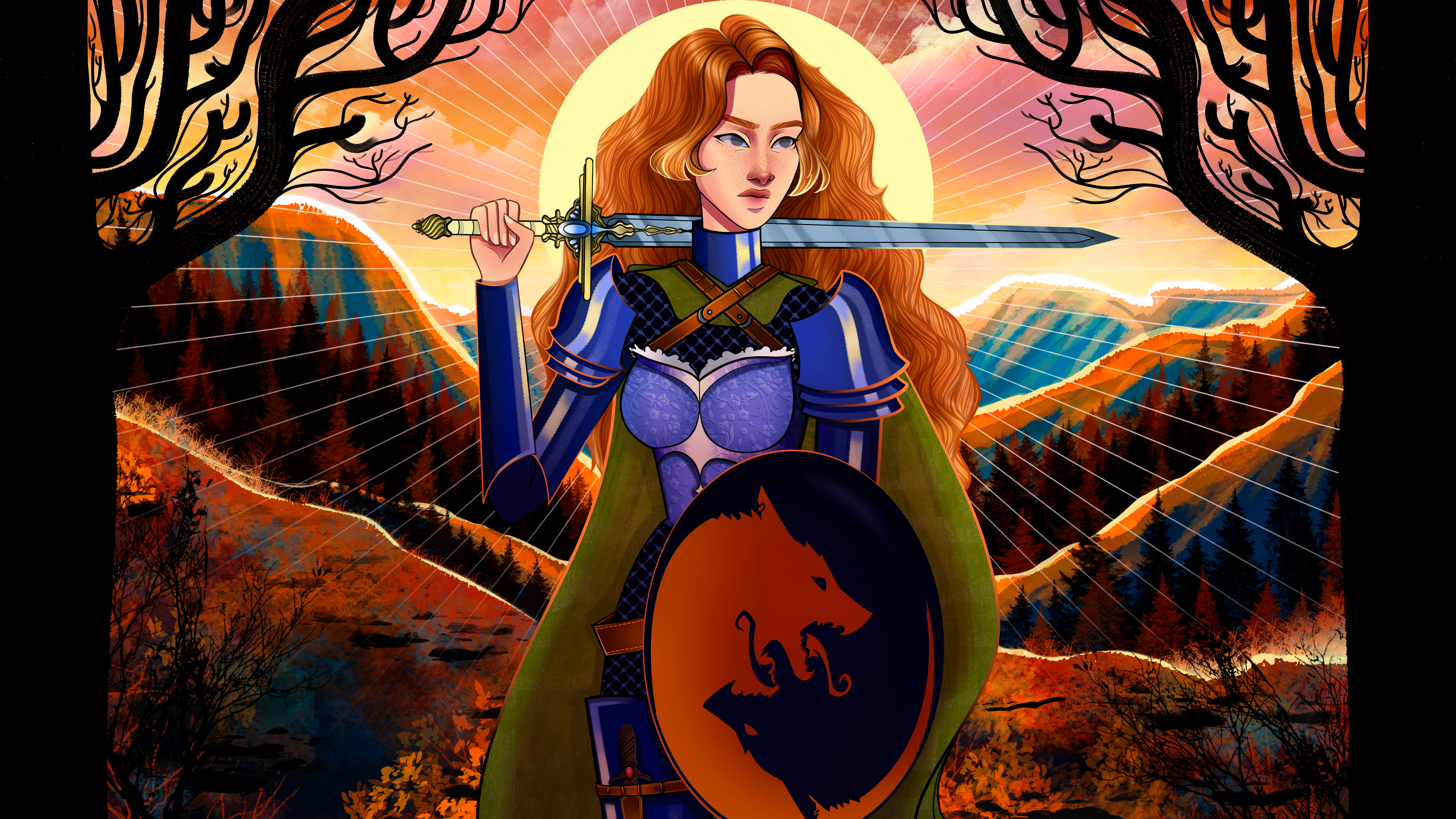 Luna - Amabille Freitas, 2024 art book illustration concept art digital art digital painting illustration