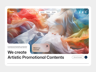 Landing Page for Promotional Artists @ Flagship artists content creator creators design figma landing page ui uiux ux web design website design