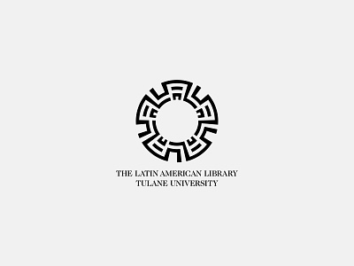 The Latin American Library - Tulane University abstractlogo brand branding clean design graphic design icon illustrator latinamerica logo logofolio logomark logotype mark minimal minimalogo symbol visualidentity