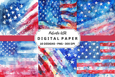 Patriotic USA Backgrounds backgrounds designs graphics images paitings patriotic usa pictures watercolor