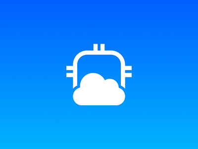 Cloud Server Logo Design branding design graphic design logo vector