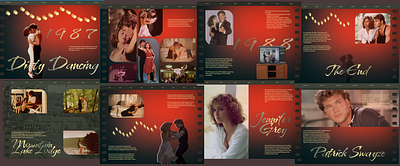 Сreative project for the film: Dirty Dancing design figma landing landingpage ui ux ux ui web