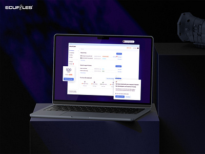 Ecufiles Portal Design application cars dashboard interface mockup modal platform tuning