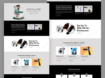 Massage Gun- E-commerce website wpml