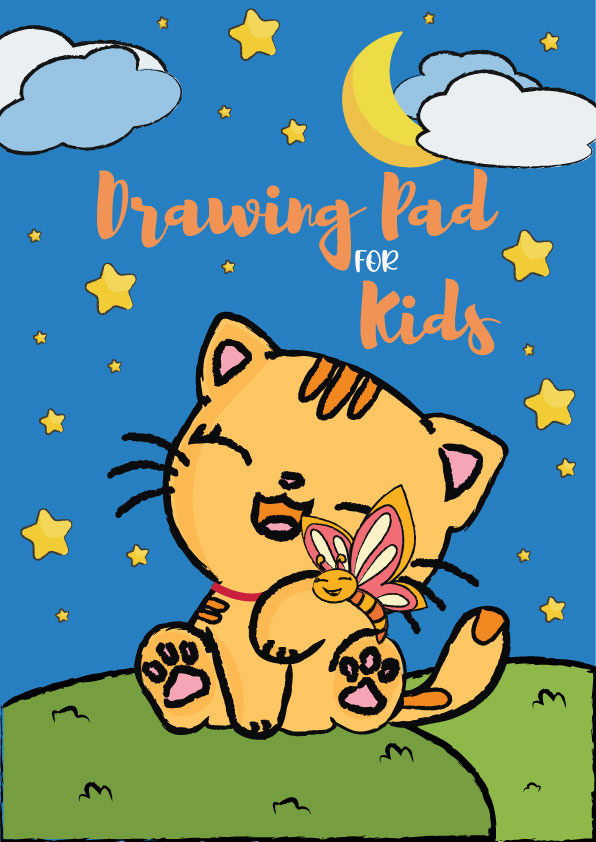 Drawing pad for kids (colouring book design)Drawing pad for kids (colouring book design)