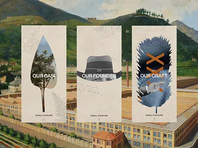 Born in oasi Zegna 1/3 art direction fashion luxury menswear mode ui