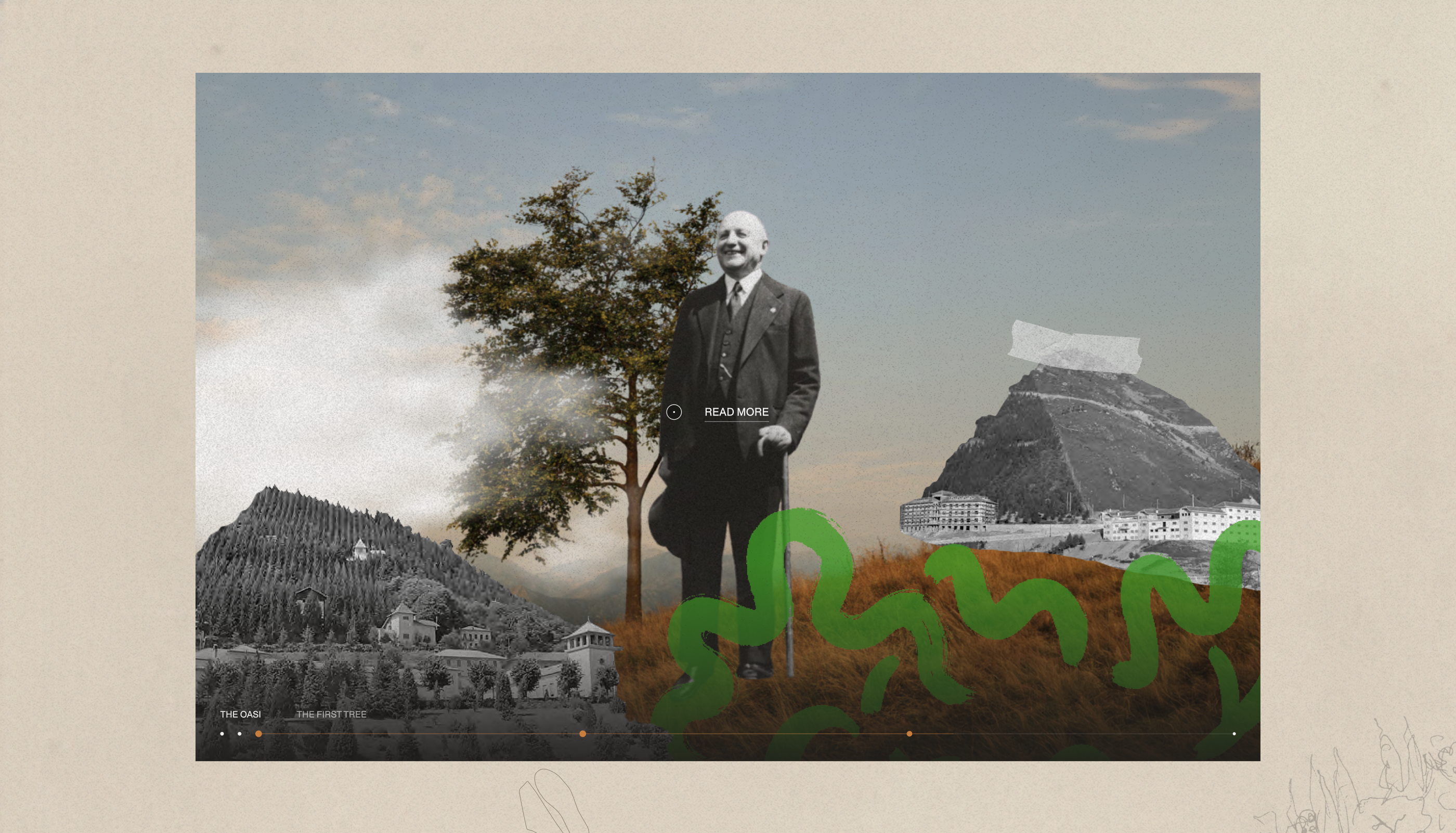 Born in oasi Zegna 2/3 branding collage craft fashion graphic design luxury menswear mode ui