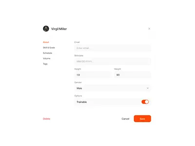 Setting Panel 🧘‍♂️ forms jimdesigns jimdesigns.co product design saas setting panel ui