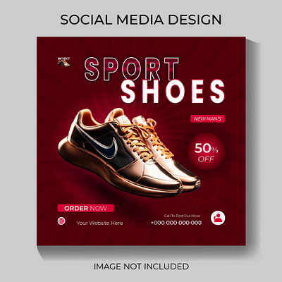 Shose Sneakers Design Social Media Post business card design more facebook cover design flyer design food design graphic design logo menu design roll banner design social media post