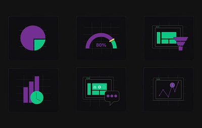 Illustration icons branding graphic design motion graphics ui