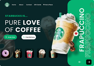 Starbucks staring around branding canva coffee design donut figma graphic design logo order starbucks ui uiux user experience user interface ux