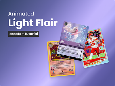 Figma Community: Animated Light Flair disney lorcana figma figma community foil card light flair light glare lorcana playing card sun flair tcg trading card