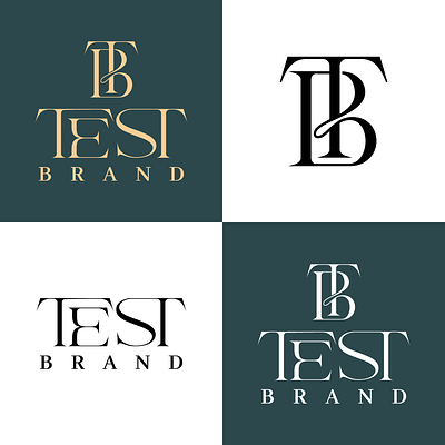 test brand logo logo design