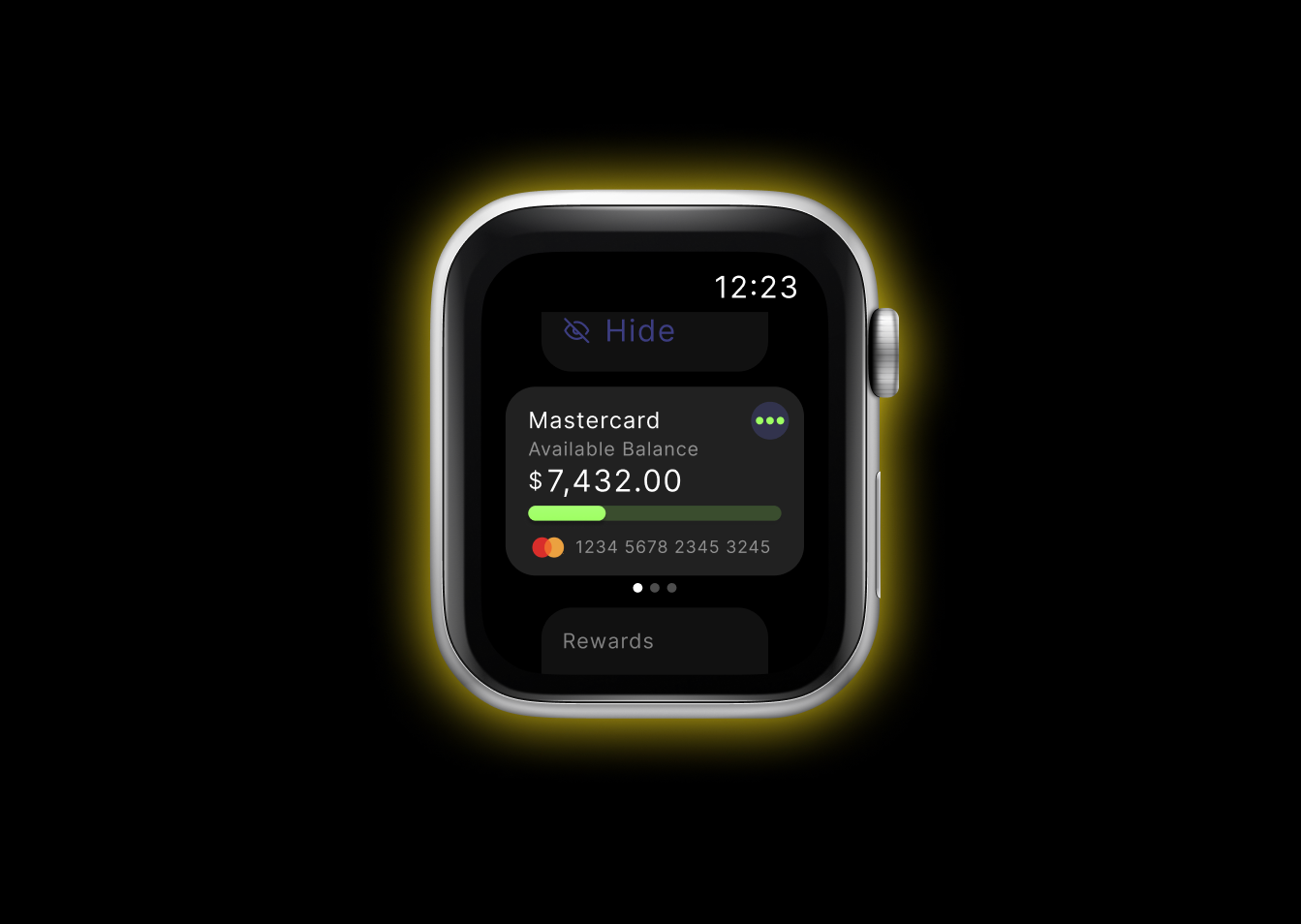 TimeBank 🏦 animation graphic design motion graphics smartwatch ui ux