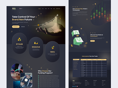Crypto, Stock and Forex Trading website app design app ui ux crypto crypto currency crypto landing page figma figma design landing page ui ui design ui ux ui ux design web design web ui ux website website design website mockup website ui ux design