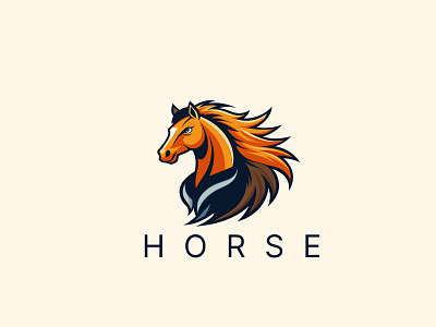 Horse Logo branding design graphic design horse horse design horse logo horse logo design horses horses logo illustration ui
