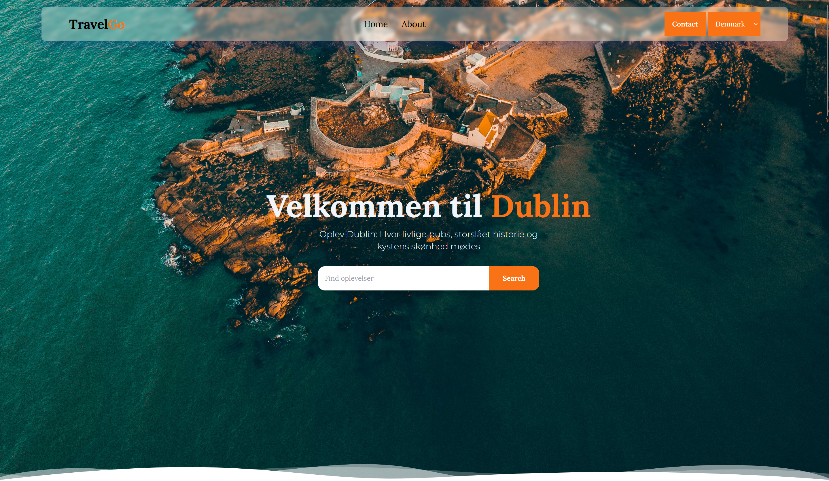 Travel Agency Design Exploration agency company design glass glassmorphism graphic design homepage landing page minimal modern orange site travel ui uiux uiux design ux web website