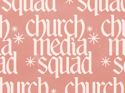 Church Media Squad black letter church design font handmade illustration lettering media texture type typography