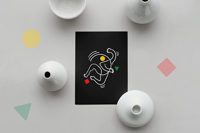 Concept for a Solo Dance Festival avant garde branding dance graphic design illustration logo merch poster