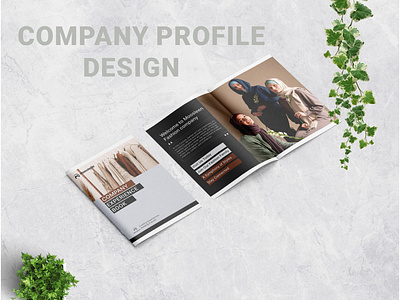 Clothing Company Profile Design advertising apparel branding brochure design clothing clothing brand company profile fashion fashion brand graphic design legoonpixel minimalist design modern design print design profile design