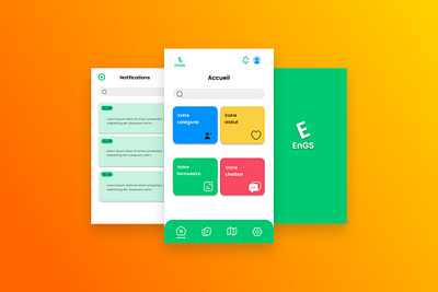 EnGS app app design application product design ui ux web design